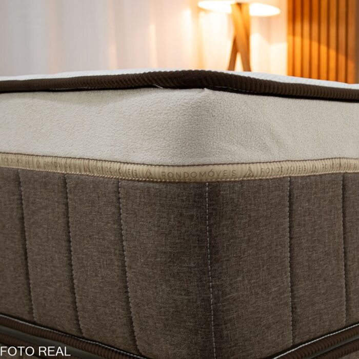 Box Casal Rondopremium + Colchão Premium Plus Molas Ensacadas Pocket 138x188x59 - Rondomóveis - Imagem 3