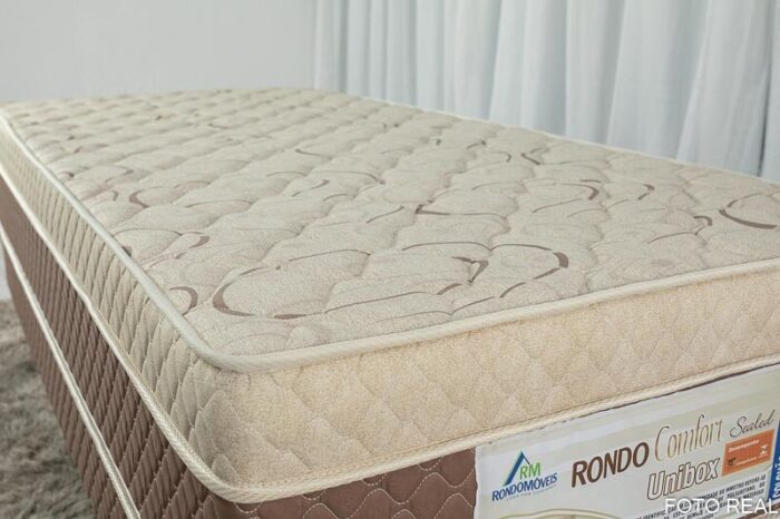 Cama Box Solteiro Rondoconfort Ortopédico D33 Selada - Rondomóveis - Imagem 3