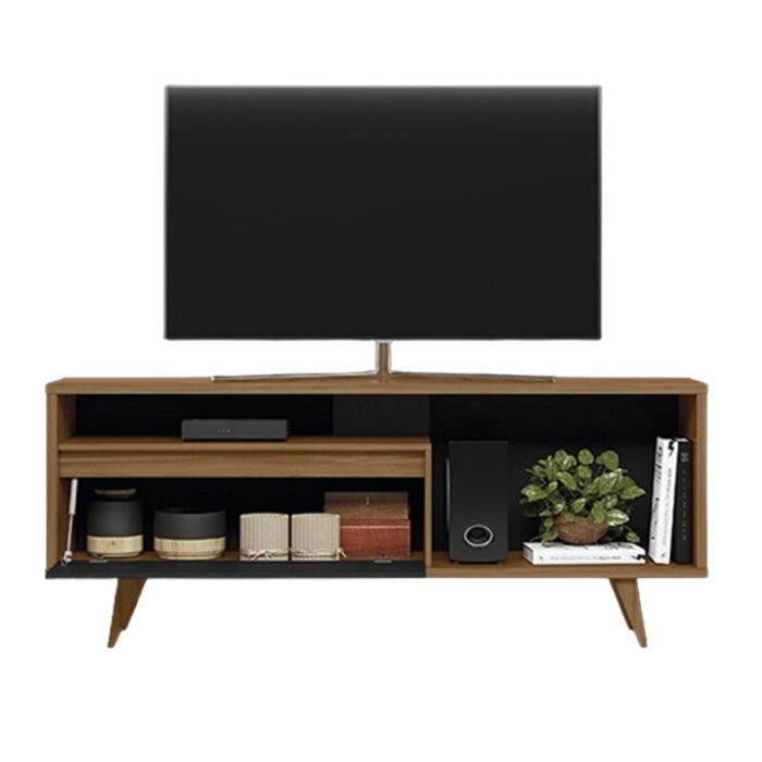 Rack Bancada NT 1315 Freijó/Preto TV até 60 Polegadas Larg. 1.63m - Notável - Imagem 2