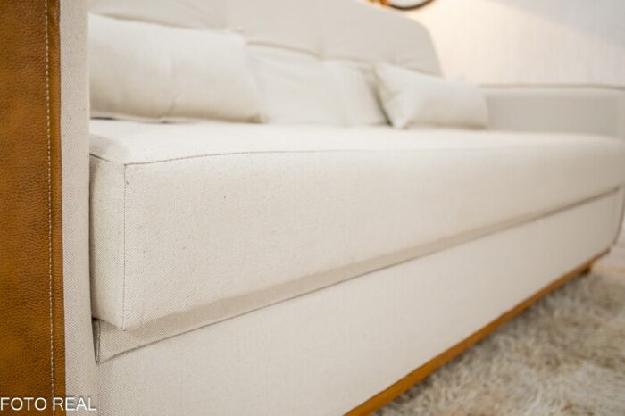 Sofá Cama Ipanema Baú Linho Bege 2274 Larg. 2.05m - Imagem 6