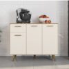 Balcão Cozinha Olinda Larg. 1.05m Freijó/Off Poliman