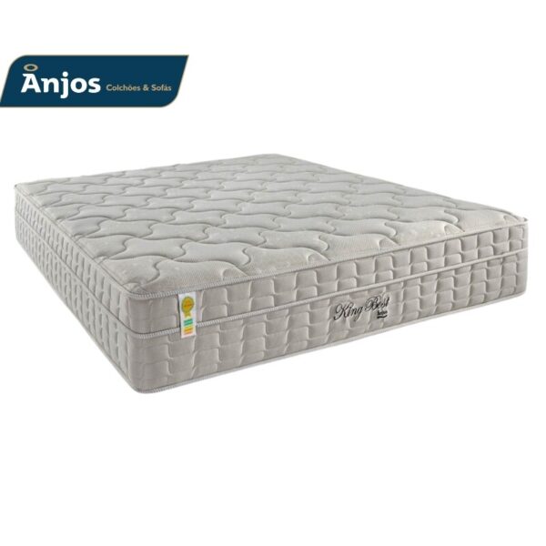 Colchão Casal King Best 138x188x28 Molas Ensacadas Pocket - Anjos