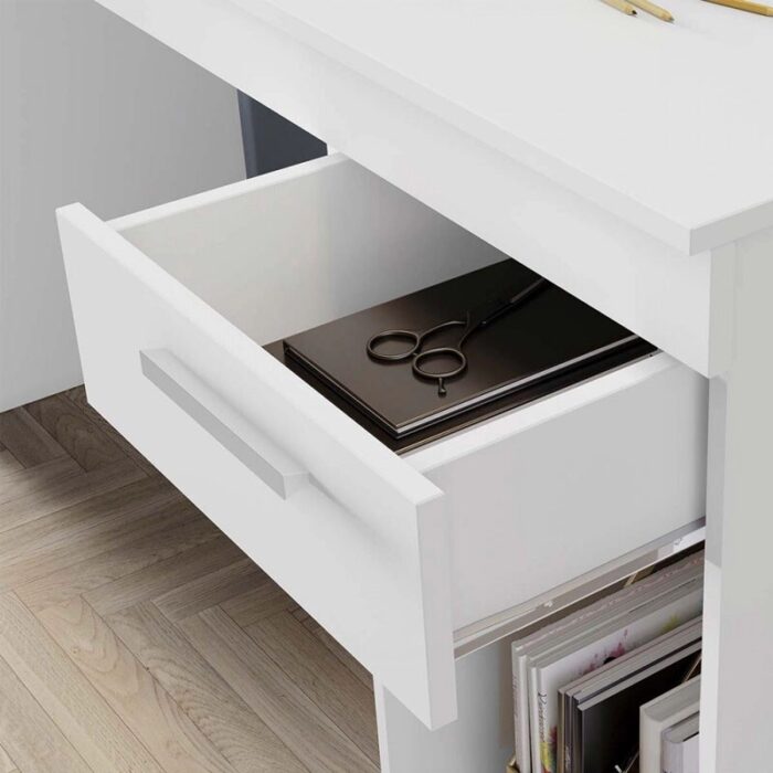 Mesa Office NT 2070 Branco 1 Gaveta Larg. 1.08m - Notável - Imagem 3