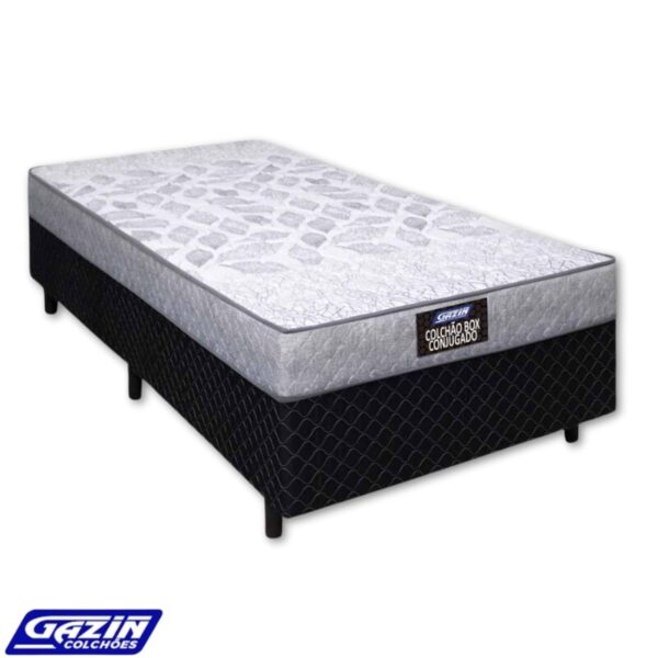 UniBox Solteiro Supreme Natural D28 88x188x53 Cinza - Gazin