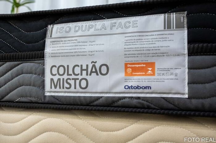 Colchão Casal Ortopédico EPS Iso Dupla Face D-33 138x188x20 - Ortobom - Imagem 2