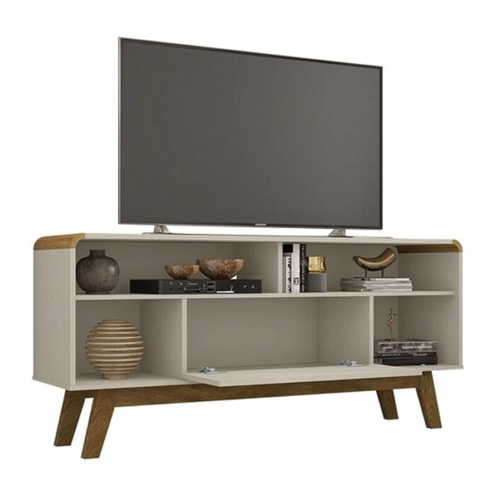 Rack Lazuli Off TV até 55 Polegadas Larg. 1.35m - Bechara - Imagem 2