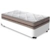 Colchão Solteiro Classic Ensacadas AG D70 + Base Box Simples Corino Branco – ANJOS + ALTO NÍVEL CAMAS E COLCHÕES