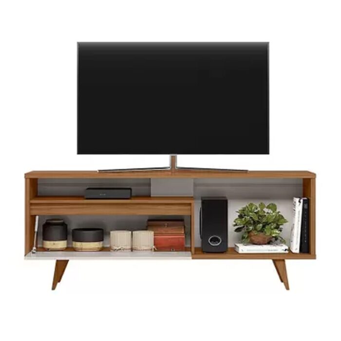 Rack Bancada NT 1315 Freijó/Off TV até 60 polegadas Larg. 1.63m - Notável - Imagem 2
