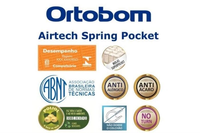 Colchão Casal Airtech Springpocket 138x188x25 Molas Ensacadas - Ortobom - Imagem 4
