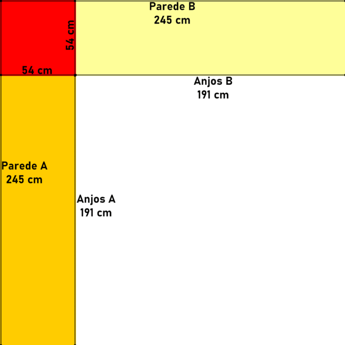 Closet Anjos 1,91 m x 1,91 m Branco – CARIOCA MÓVEIS - Imagem 6