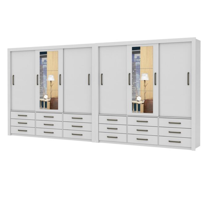 Closet Anjos 1,91 m x 1,91 m Branco – CARIOCA MÓVEIS - Imagem 5