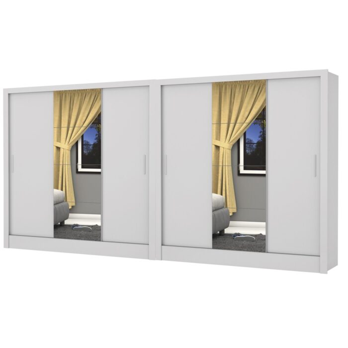 Closet Dubai/Santiago 1,79 m x 1,79 m Branco – CARIOCA MÓVEIS - Imagem 3