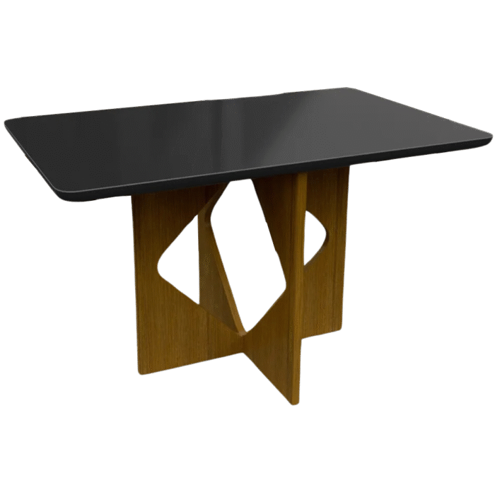 Mesa Madri 160x80 Cinamono/Preto - MINASPLAC - Imagem 2
