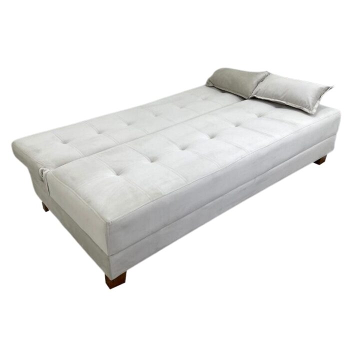 Sofá Cama Arpoador 1,85 m Marfim – INNOVE ESTOFADOS - Imagem 2