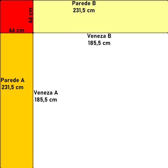 Closet Veneza/Clara/Berlim 1,855 m x 1,855 m Preto – CARIOCA MÓVEIS - Imagem 7