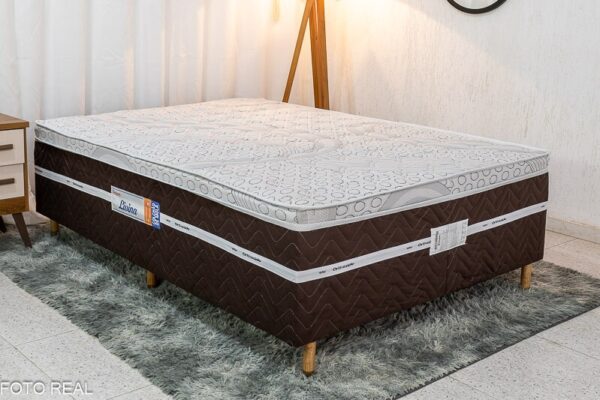 Cama Box Casal Livina 138x188x58 Molas Ensacadas - Orthoside