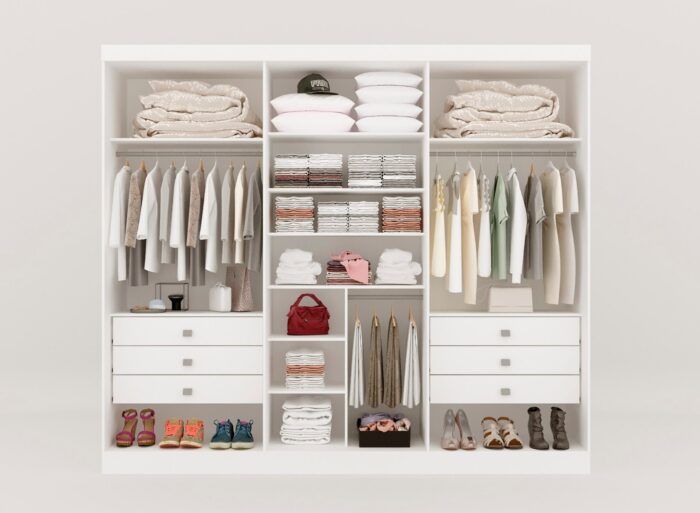 Guarda-Roupa 6 Portas Da Vinci Branco – D’DORO MÓVEIS - Imagem 3
