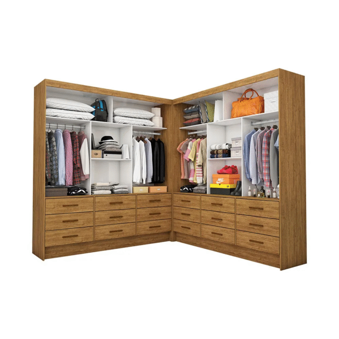 Closet Sevilha 1,62 m x 1,62 m Cinamono - CARIOCA MÓVEIS - Imagem 4