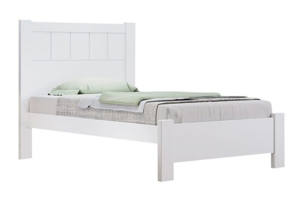 Cama Solteiro Primícia Branco 100% MDF Larg. 1.03m - D Doro