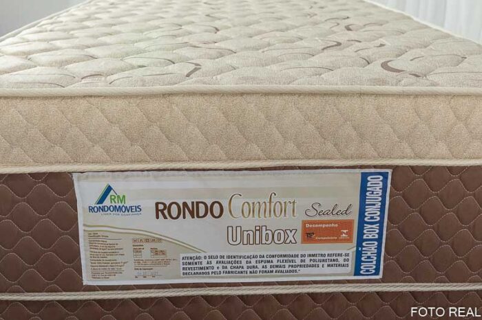 Cama Box Solteiro Rondoconfort Ortopédico D33 Selada - Rondomóveis - Imagem 2