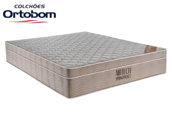 Colchão Casal Airtech Springpocket 138x188x25 Molas Ensacadas - Ortobom
