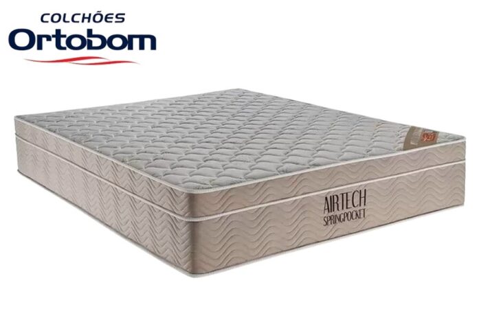 Colchão Casal Airtech Springpocket 138x188x25 Molas Ensacadas - Ortobom