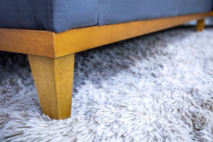 Sofá 3 Lug. Milão C/Chaise Lado Esquerdo Veludo Cinza 814 Larg. 2.30m - Molas Ensacadas - Imagem 6