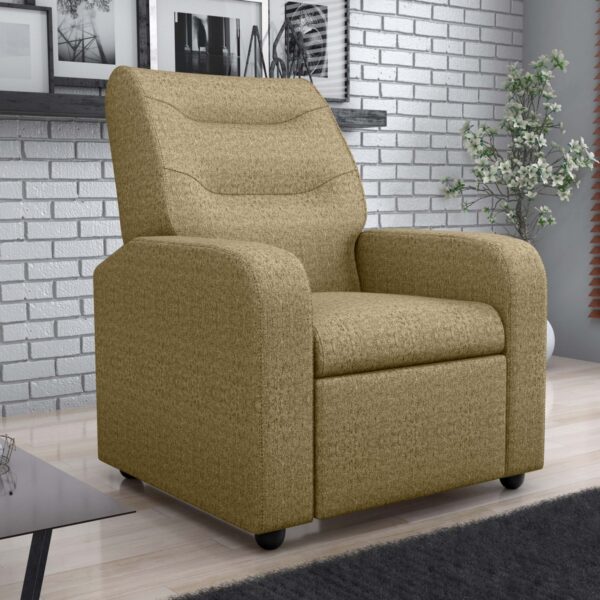 Poltrona do Papai Classic Linho Bege 486 - MATRIX ESTOFADOS