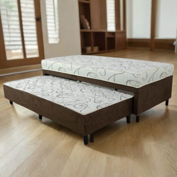 Cama Box Solteiro com Auxiliar Sonho Bom D28 - NOSSO SONHO COLCHÕES