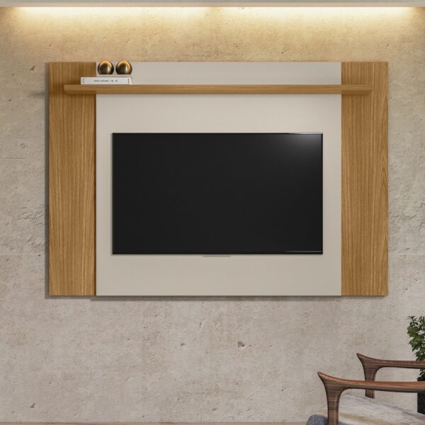 Painel Extensível Tulum Tauari/Off White Fosco - LINEA BRASIL