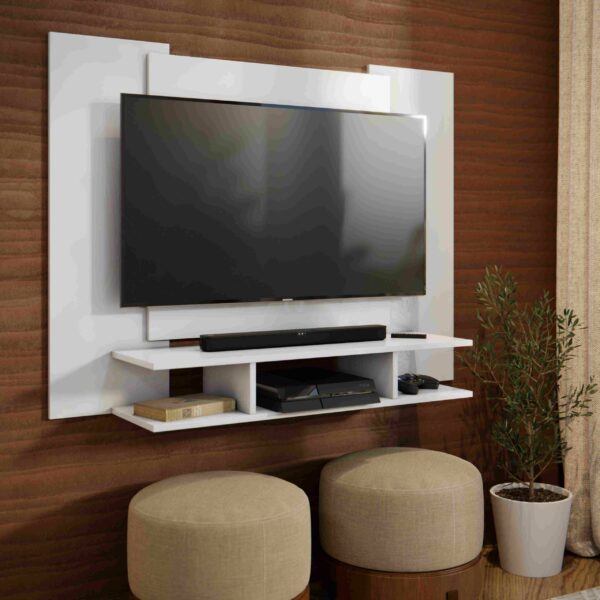 Painel até 50" EJ Branco - EJ MÓVEIS