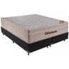 Colchão Queen Airtech Springpocket + Base Box Simples Corino Preto – ORTOBOM + BIOSTAR