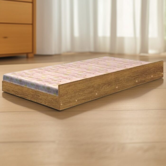 Cama Auxiliar Solteiro Amadeirado – TIGUS MÓVEIS