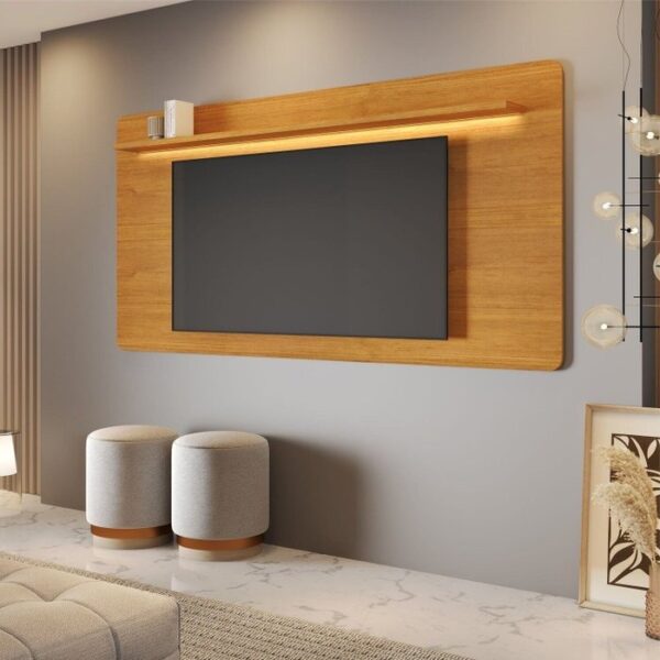 Painel até 70" Cristal Cinamono - JCM MOVELARIA