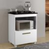 Balcão para Cooktop 4 Bocas Salvia Branco – KAIKI MÓVEIS