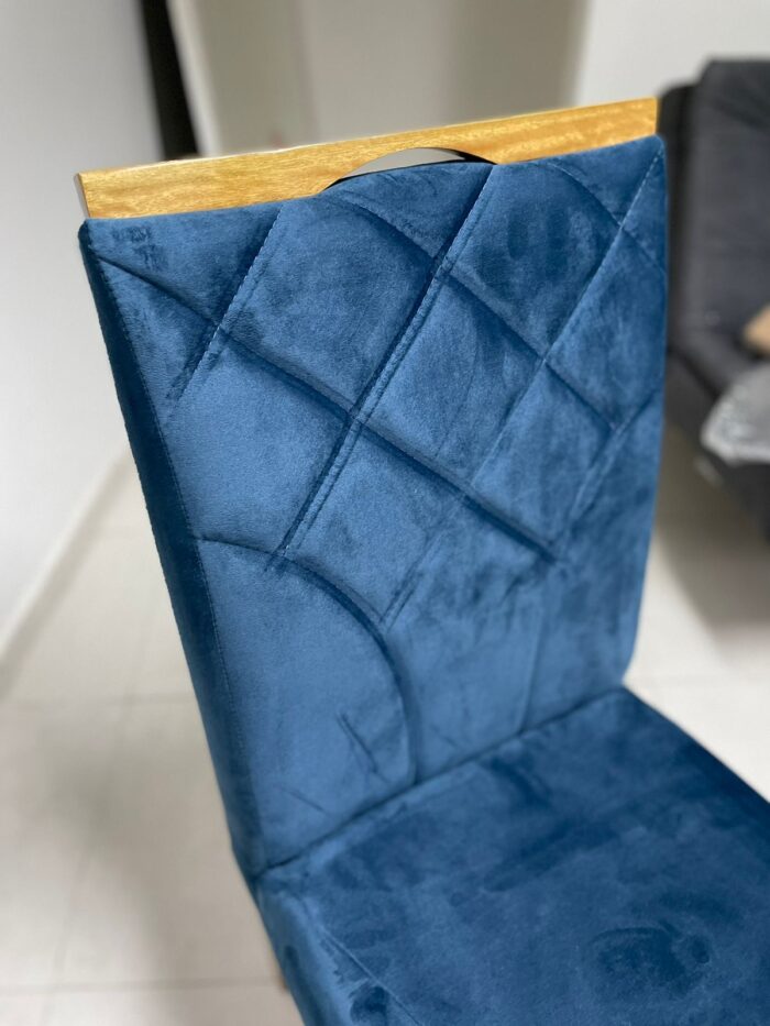 Kit 2 Cadeiras Stella Mel Naturale Azul – CLEFATOS DECOR - Imagem 5