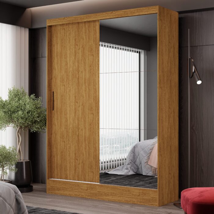 Guarda-Roupa 2 Portas Santiago/Belém Plus 1,31 m Cinamono – CARIOCA MÓVEIS