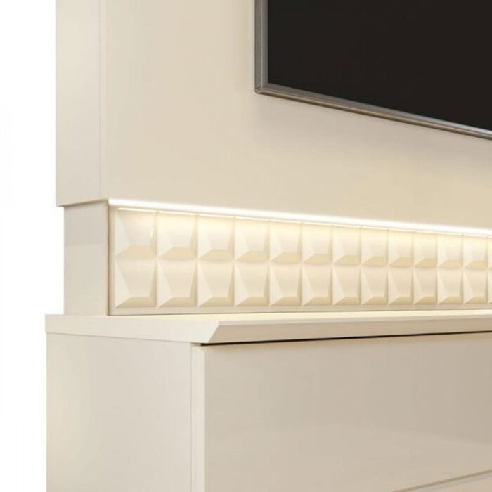 Home Theater até 65″ Prati Off White/Demolição – DJ MÓVEIS - Imagem 4