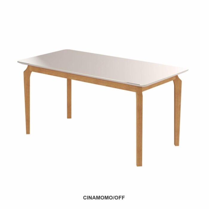Mesa Alegra 120 Cinamono/Off White - JCM MOVELARIA - Imagem 3