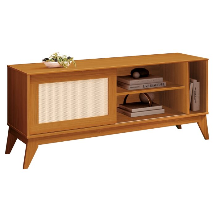 Rack até 55" Cayman Cedro - EDN MÓVEIS - Imagem 2