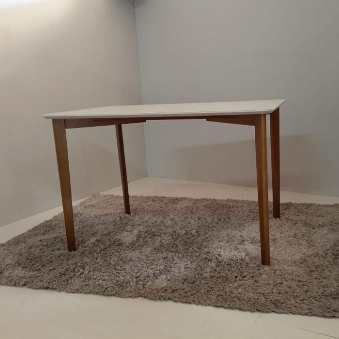 Mesa Ravena 120 Naturale/Off White – CLEFATOS DECOR - Imagem 2