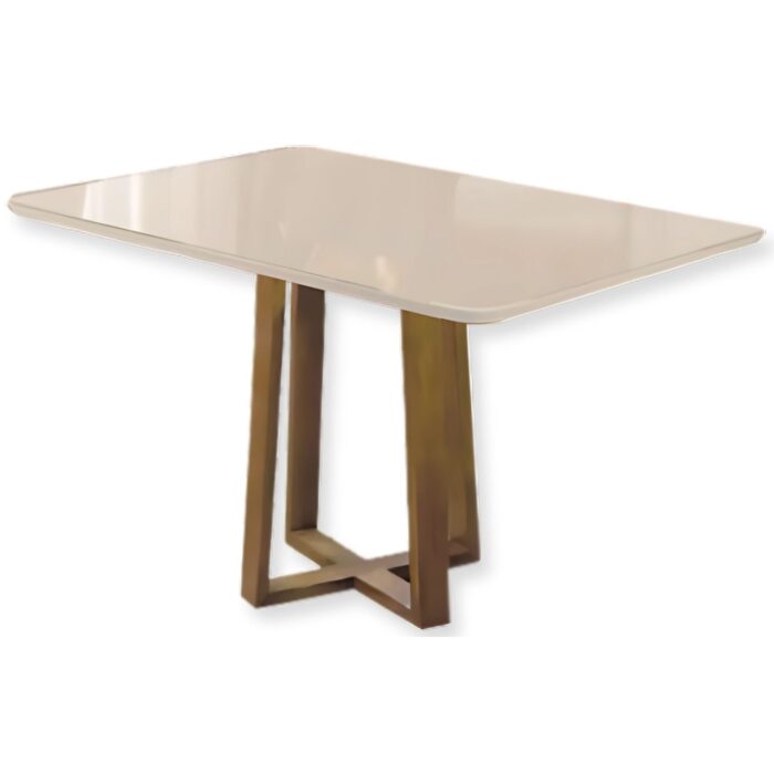 Mesa Bali 90 Cinamono/Off White - MINASPLAC - Imagem 2