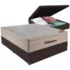 Colchão Casal Airtech Springpocket + Base Box Baú Marrom – ORTOBOM + BIOSTAR