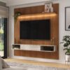 Painel até 75" Belluno Cinamono/Off White - ARTELY