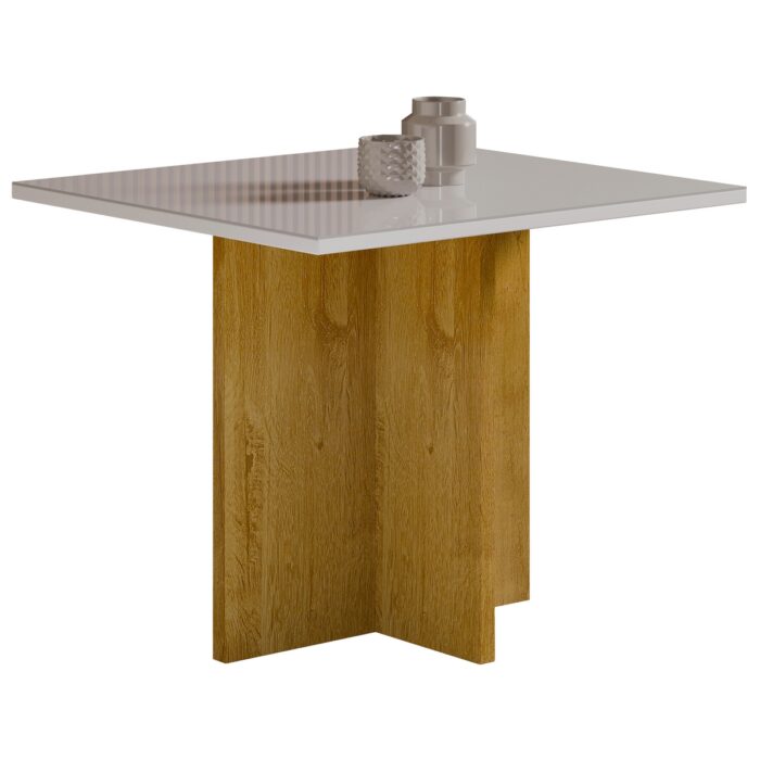 Mesa Salinas 90 Cinamomo/Off White - AVALON DECOR - Imagem 2