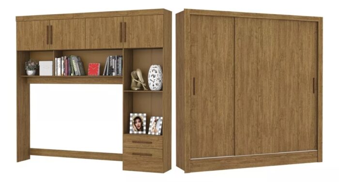 Modulado 4 Portas + Guarda-Roupa 3 Portas Dubai/Santiago Cinamono – CARIOCA MÓVEIS - Imagem 6