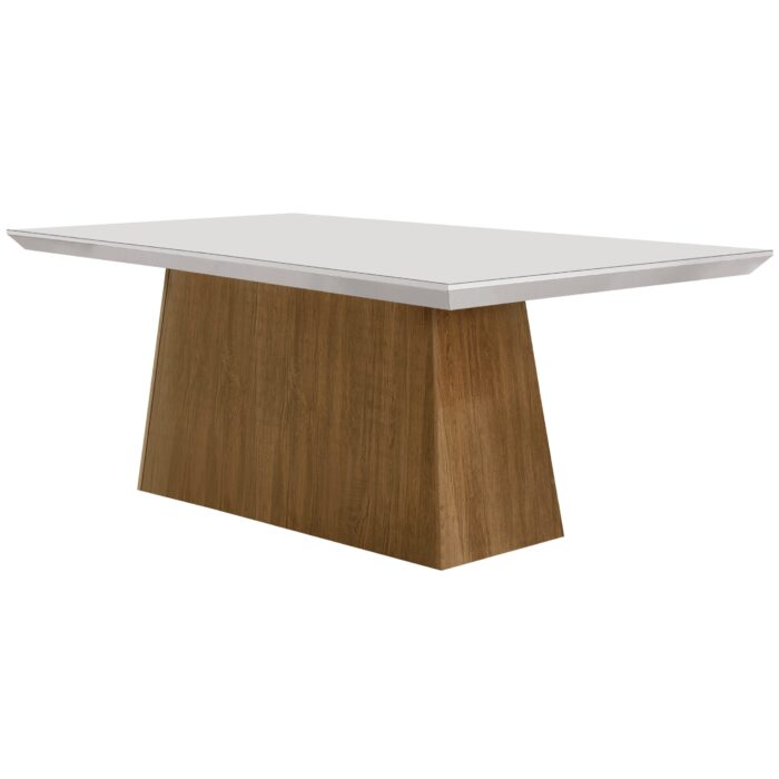 Mesa Luna 180 Canto Copo Imbuia/Ripado/Off White – RUFATO - Imagem 4