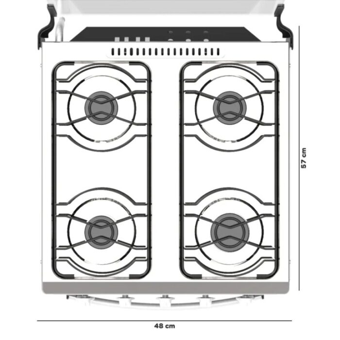 Fogão 4 Queimadores Ares Plus Branco – REALCE ELETRODOMÉSTICOS - Imagem 5