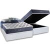 Colchão Casal Blue Sea D28 + Base Box Baú Corino Branco – ANJOS COLCHÕES + ALTO NÍVEL CAMAS E COLCHÕES