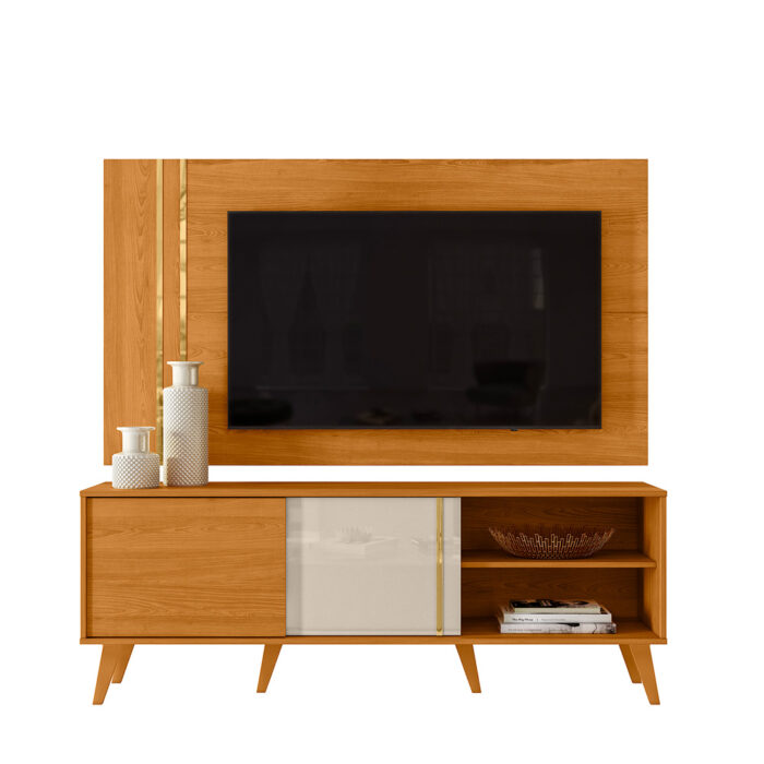 Combo até 65″ Cronos Cinamono/Off White – MADETEC - Imagem 2